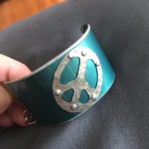 Crash jewelry bracelet cuff and earrings